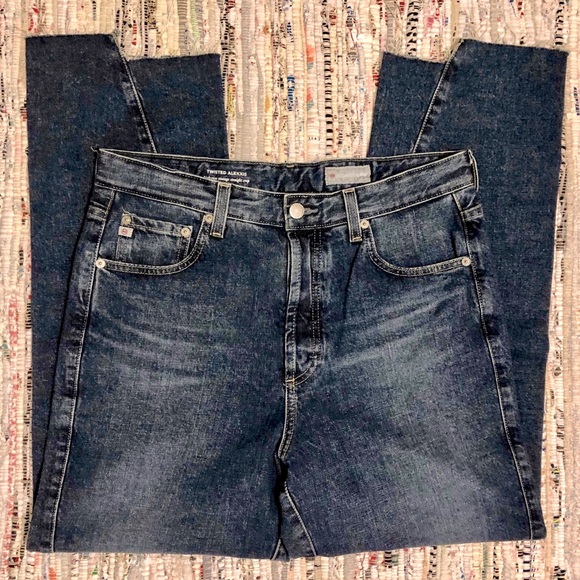 “NEW” AG Adriano Goldschmied Twisted Alexis High-Rise Vintage Fit Jean - Picture 4 of 8